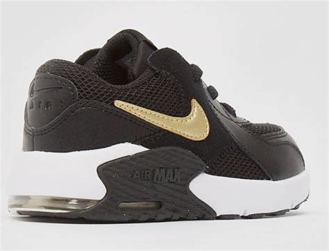 nike air max excee sneakers zwart/goud|famous footwear air max excee.